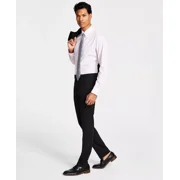 Ben Sherman Men's Skinny-Fit Stretch Suit Pants, Black, 34x30