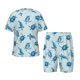 thumbnail image 1 of Balery Turtle Conjunto de Pijama Infantil de Manga Corta con Estampado – Ropa de Dormir de Algodón Suave-Small, 1 of 6