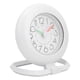 thumbnail image 1 of Reloj de mesa colgante de doble uso, moderno, resistente al agua, para baño, cocina, decoración del hogar (blanco), 1 of 10