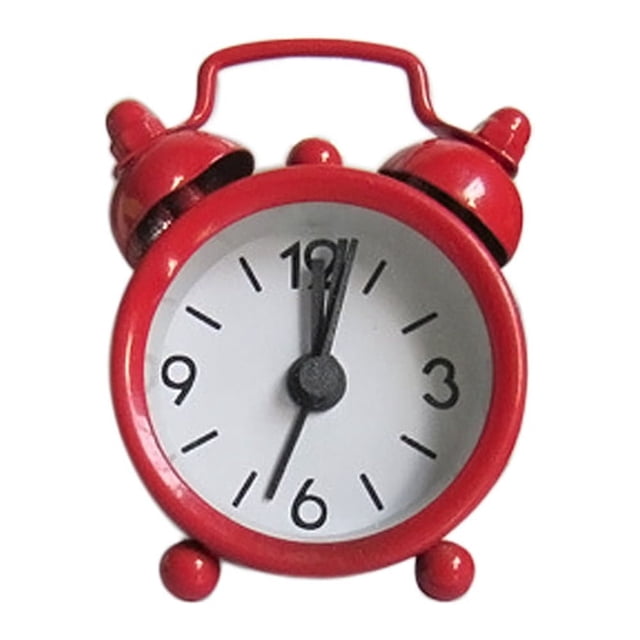 Reloj creativo, lindo reloj despertador pequeño de metal, reloj despertador electrónico pequeño, temporizadores de cocina