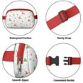 thumbnail image 5 of White Christmas Reindeer and Tree Pattern Cute Fanny Packs for Women,Travel Waterproof Crossbody Fanny Bags Waist Purse for Women Anti Theft Adjustable Strap for Running Travel Cycling, 5 of 6