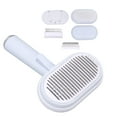 thumbnail image 3 of Pet Massage Brush Set, One Button Hair Removal Automatic Knot Opening Self  Cat Shedding Brush  For Sofa For Car Blue 5 In 1, 3 of 8