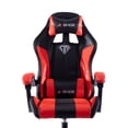 thumbnail image 2 of Silla Gamer Roja Reclinable Ergonómica para Escritorio Con Luz Led, 2 of 6