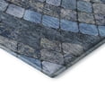 thumbnail image 3 of Addison Rugs Mayfield Premium Machine Washable Transitional Geometric Navy Rectangle Rug, 8' x 10', 3 of 6