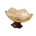 thumbnail image 4 of Bandeja para frutas y aperitivos con pedestal, práctica, elegante y multiusos, decoración para el hogar, centro de mesa, cocina, cumpleaños, hogar. Oro claro, 4 of 8