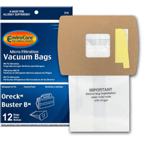 EnviroCare Replacement Micro Filtration Vacuum Cleaner Dust Bags Designed to Fit Oreck Buster B Canisters 12 pack