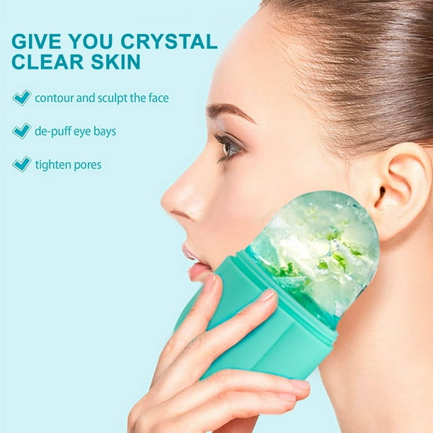 Rodillo de hielo para rostro y ojos Rodillo de hielo para rostro Hielo facial para