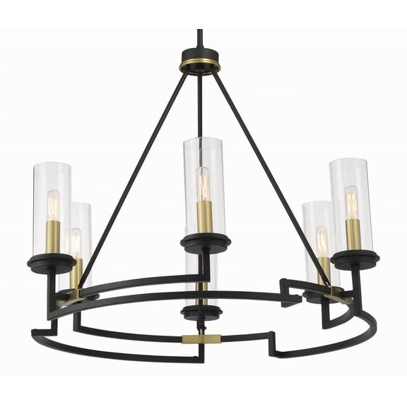 Minka Lavery - Hillstone - 6 Light Chandelier-24.13 Inches Tall and 30.25 Inches