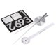 thumbnail image 1 of Reloj de pared adhesivo reloj de pared plateado efecto adhesivo para paredes de ventanas LYUMO Otros, 1 of 8
