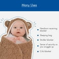 Gllquen Baby Shepra Wrap Swaddle 06 Months, Cute Bear Natural Swaddle