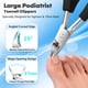 thumbnail image 4 of Cortaúñas MPKDZNE 2026 para hombres, mujeres y personas mayores, 8 en 1, resistente, con mango largo, para uñas gruesas y encarnadas, kit profesional de manicura y pedicura., 4 of 8