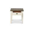 thumbnail image 5 of Cayla 1 Drawer End Table in Dark Oak and White, 5 of 6