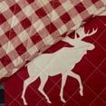 thumbnail image 5 of Market & Place Reversible Lodge Themed Buffalo Plaid Quilt Set, 5 of 5