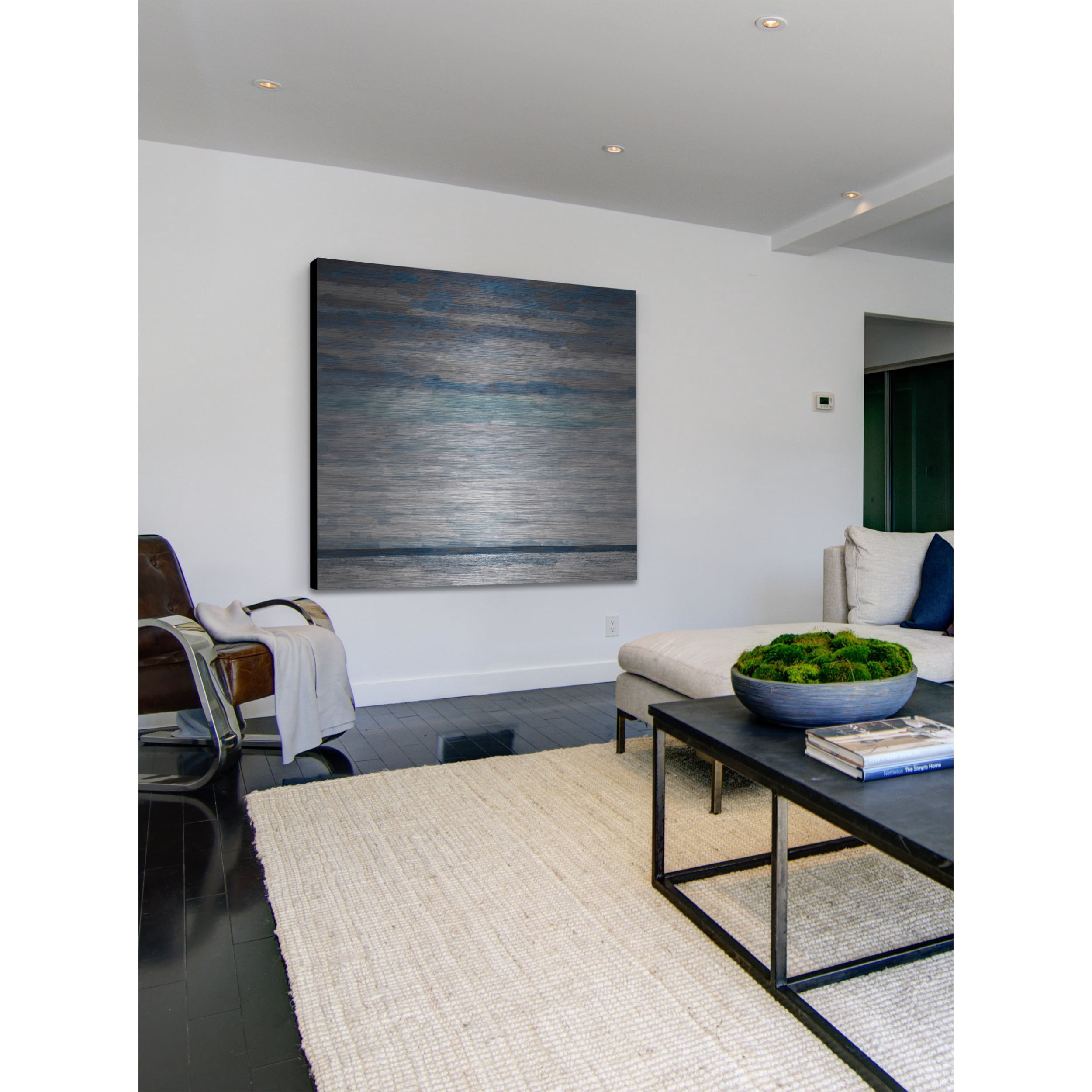 Parvez Taj  'Walberswick' Painting Print on Brushed Aluminum 24 x 24