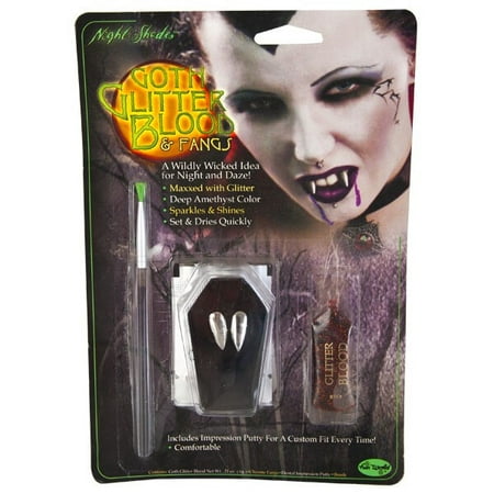 Adult Gothic Blood & Vampire Fangs Kit