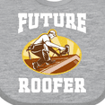 thumbnail image 4 of Inktastic Roofing Future Roofer Boys Baby Bib, 4 of 4