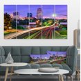 thumbnail image 1 of Winston Salem North Carolina - Cityscape Canvas Print, 1 of 3