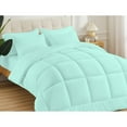 thumbnail image 2 of 1 Piece New Fluffy Pattern Comforter, 800 TC, 100% Egyptian Cotton, Full/Queen Size Aqua Blue Solid, 2 of 6