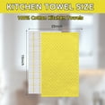 thumbnail image 2 of Kitchen Towels, 15"x25", Dish Cloth, Spring Dish Towels for Kitchen, Terry Cloth Kitchen Towels, Kitchen Towels Set, Yellow Kitchen Towels, Cute Kitchen Towels, 2 of 5