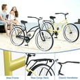 thumbnail image 4 of Single Speed Bicycles 26"Inch,Steel Frame, Wide Wheels for Stability, Rear Coaster Brakes,Multiple Colors Men's Beach Cruiser Bike , 4 of 5