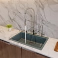 thumbnail image 1 of Pemberly Row Titanium 30" Drop-In Single Bowl Granite Composite Kitchen Sink, 1 of 9