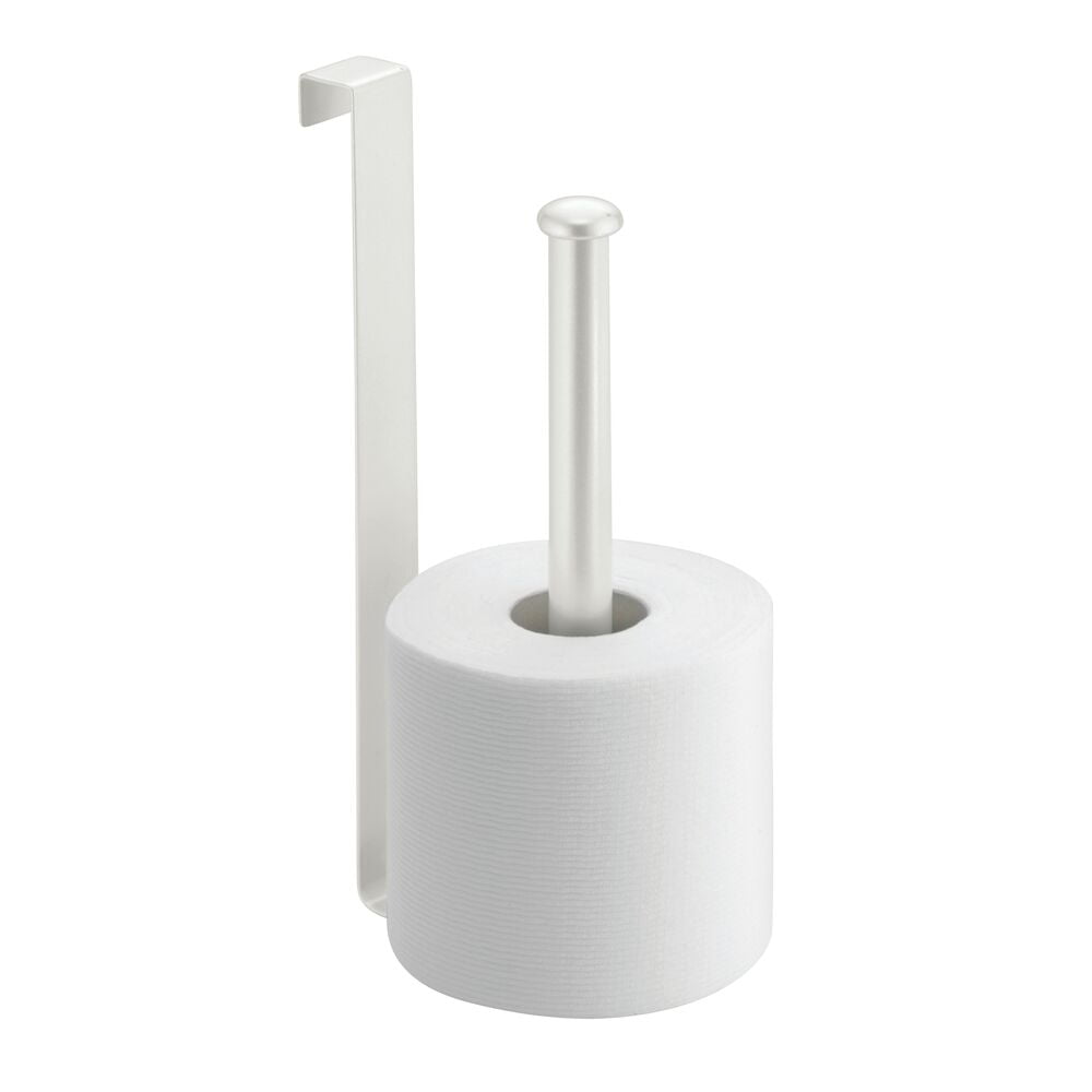 mDesign Metal Wire Over the Tank Toilet Tissue Paper Roll Holder