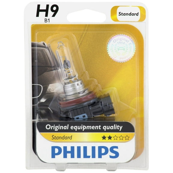 Philips Standard Headlight H9, Pgj19-5, Glass, Always Change In Pairs!