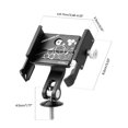 thumbnail image 3 of Upgraded Bike Phone Holder Motorbike Phone Mount for Bike 360° Rotatable Motorcycles Phone Holder Aluminum Alloy Clamp, 3 of 4