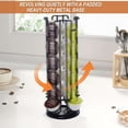thumbnail image 3 of Luxtrada Rack K Cup Holder Pod Holder Stand 24 Pods Coffee Pod Holder For Organizer Black, 3 of 7