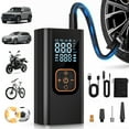 thumbnail image 1 of REHOTTOP Cordless Tire Inflator, Portable Air Compressor 180PSI, 12V DC Air Pump for Car with Auto Shutoff & LED Light, Tire Pump for Cars, Bicycle, Motorcycles, 1 of 9
