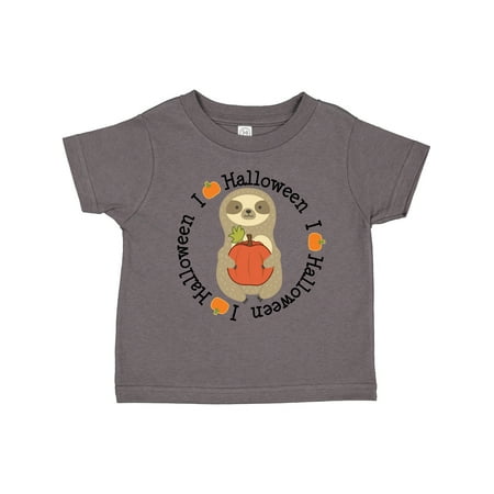 

Inktastic I Love Halloween Cute Sloth Gift Toddler Boy or Toddler Girl T-Shirt