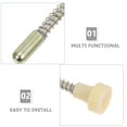 thumbnail image 4 of MOVTOTOP 10Pcs Window Screen Plunger Latches Window Screen Frame Parts Window Screen Plunger Latches Spring Plunger Window Screen Plunger Pins Spring Pin Window Latch, 4 of 7
