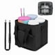 thumbnail image 3 of Bolsa de tela para transportar bebidas,plegable y portátil,soporte multiusos para café,leche,té y botellas de agua.Organizador de vasos para viajes al aire libre,camping,transporte público y, 3 of 5