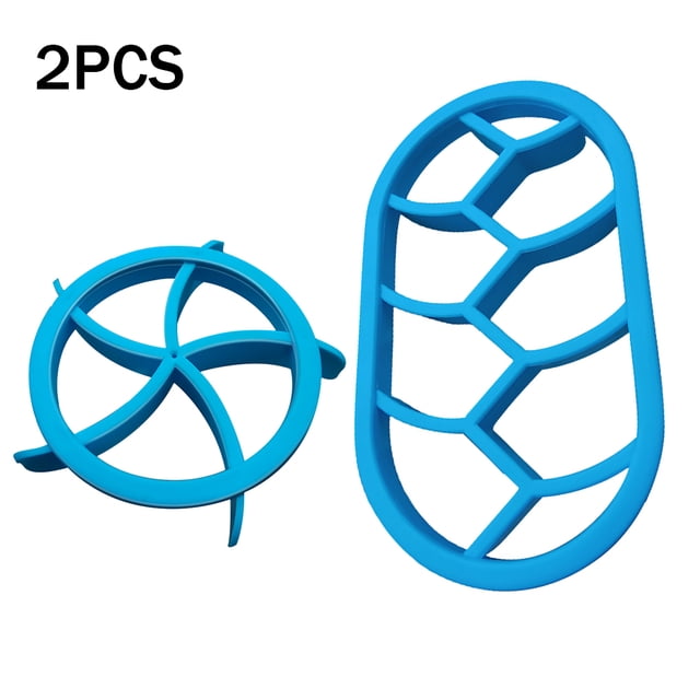 cde pan moldeadores de plástico para pastelería, accesorios para hornear pan reutilizables antiadherentes, azul 2 Piezas sidaley HA001552-01
