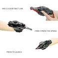 thumbnail image 5 of Real Silk Web Launcher Spider String Shooter Toy for Kids and Adults, Black, 5 of 5