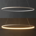 thumbnail image 6 of JONATHAN Y Brice 35" Modern Contemporary Metal Round Dimmable Integrated LED Pendant, Beige, 6 of 9