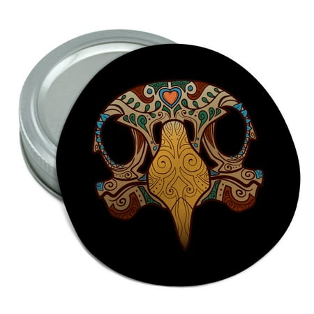 

Eagle Skull Day Of The Dead Southwestern Round Rubber Non-Slip Jar Gripper Lid Opener