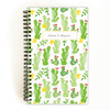 Personalized Back To School 5 x 8 Notebook - Fun Cacti