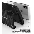thumbnail image 3 of Ringke Dual-x Case Compatible with iPhone XS, Double Layer Heavy Duty Defense Armor - Zebra Black, 3 of 7