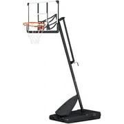 54 In. Basketball Hoop Outdoor Portable Basketball Goal with 7.5 - 10 Ft. Adjustable Basketball System Basketball Equipment with Wheels for Adult Teenagers Family Indoor and Outdoor