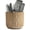 Brown, variant on Utensil Holder Rustic Farmhouse Ceramic Utensil Crock for Countertop 5.3-Inch Handcrafted Kitchen Cooking Utensil Crocks with Cork Base Kitchen Decor Utensil Caddy(Pure White)