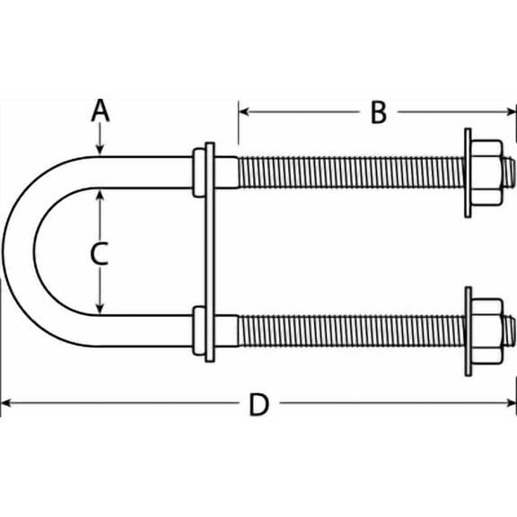 Attwood Stainless Steel Bow Eye U-Bolt