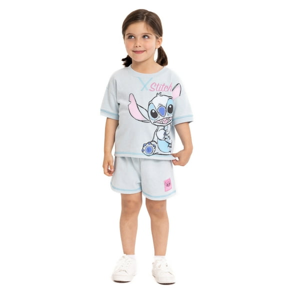 Lilo & Stitch Toddler Girls Tee and Shorts Set, 2-Piece, Sizes 12M-5T