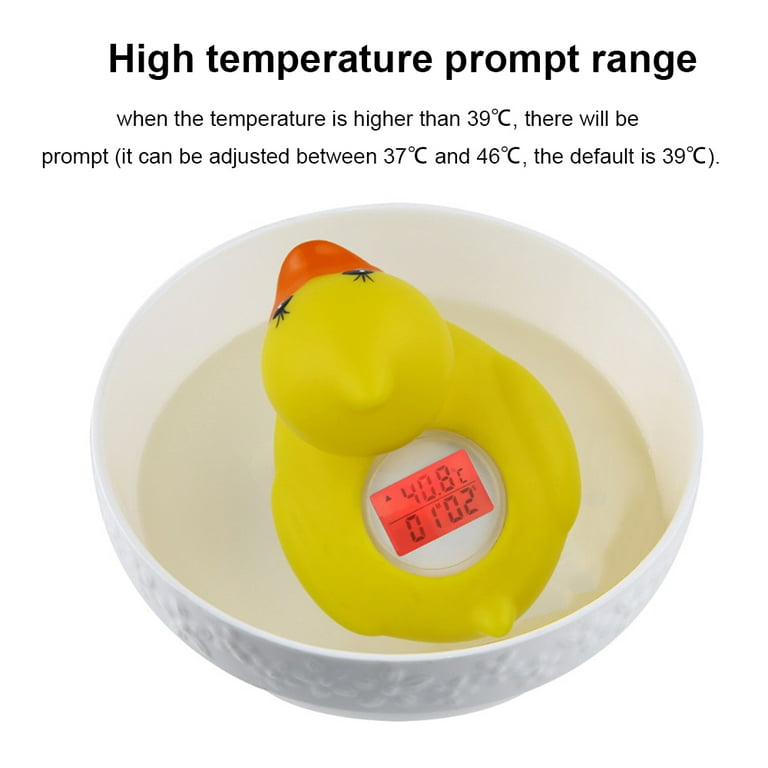 Bath Water Thermometer Bathroom Infant Baby Toy Rubber Duck for Children  Shower Temperature Gauge