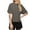 Dark Gray, variant on Women's Basic Shirts Crew Neck Short Sleeve Tunic Tops Solid Color Tee Casual Loose Fit Soft Comfy Clothes (XS, Gray)