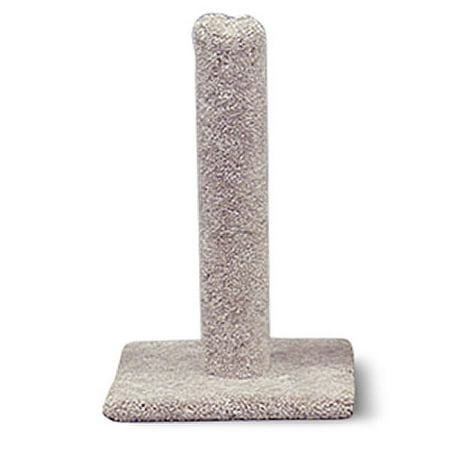 26" Carpeted Cat Scratching Post Furniture