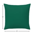 thumbnail image 4 of Casual Cushion Solid Sunbrella® Fabric 1-Piece Outdoor Throw Pillow, 18"W x 18"L, Canvas Forest Green, 4 of 5