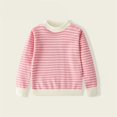 thumbnail image 2 of HAiming Boys Girls Striped Sweaters Casual Long Sleeve Crew Neck Knit Pullover Warm Basic Tops, 2 of 7