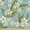 Pale Slate Blue and Green, variant on Ambesonne Nature Fabric by the Yard Upholstery, Purplish Desert Landscape, 1 Yard, Soft Pink Slate Blue