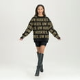thumbnail image 3 of Women's Gameday Couture  Black Washington Huskies Hype Era Sweatshirt, 3 of 5
